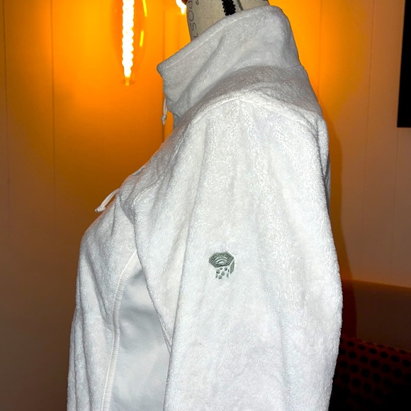 Mountain Blue Heather Fleece Zip Up With Twill Tape